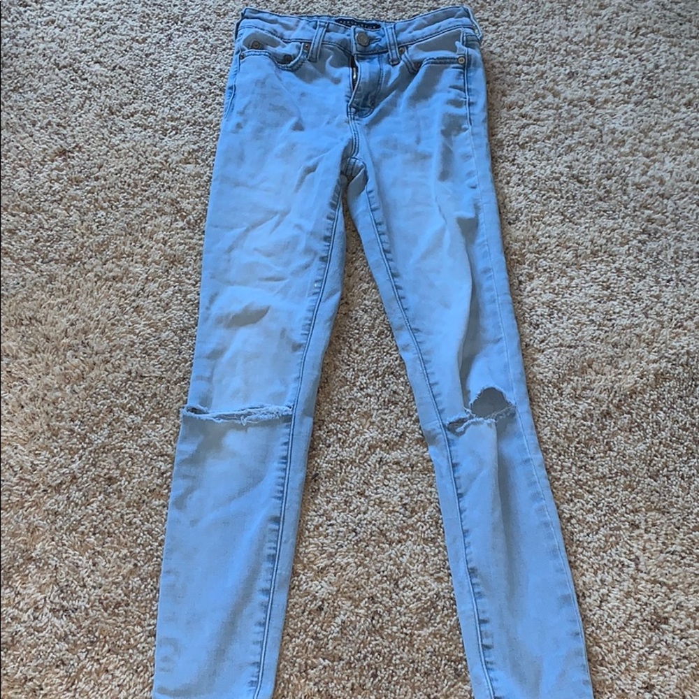 light wash jeggings